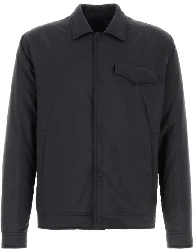 Midnight Blue Polyester Jacket
