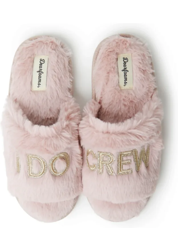 Lane Bridal Slide Slippers