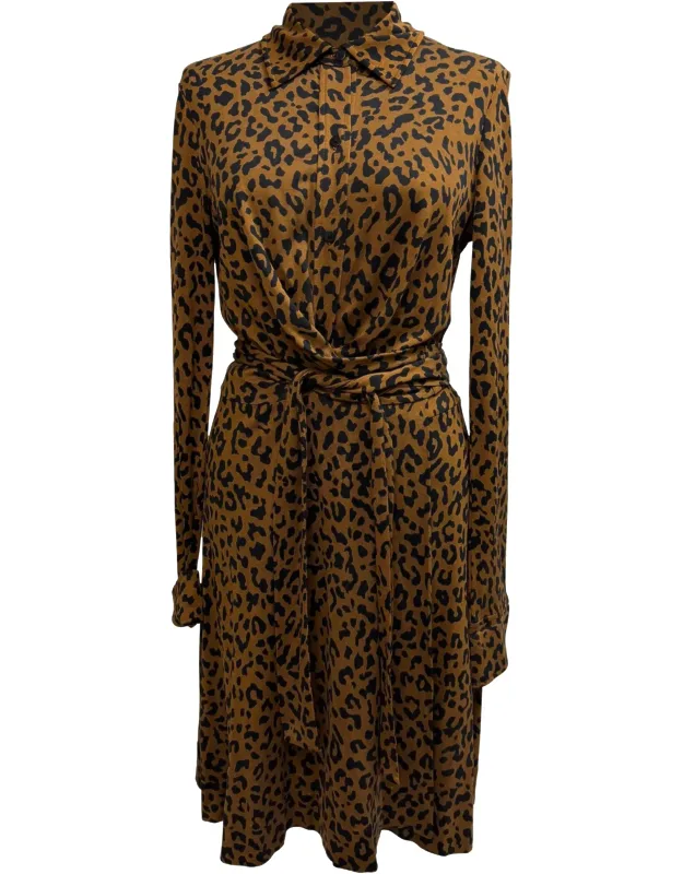 Printed Wrap Dress
