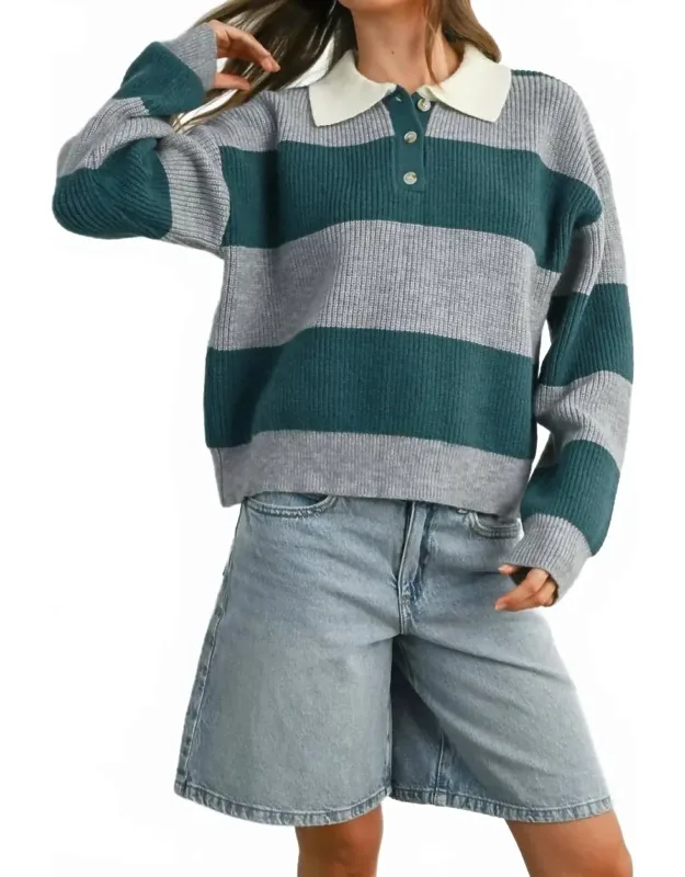 Striped Sweater Top