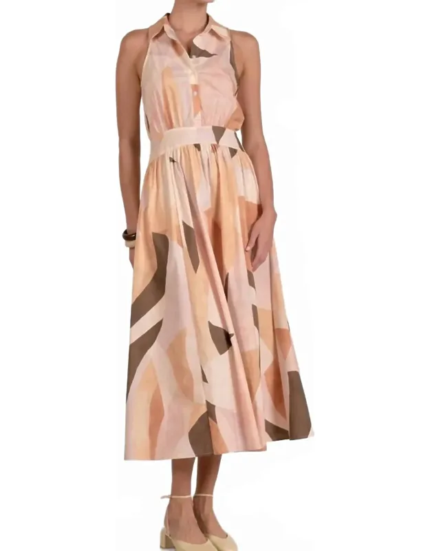 Collared Maxi Dress