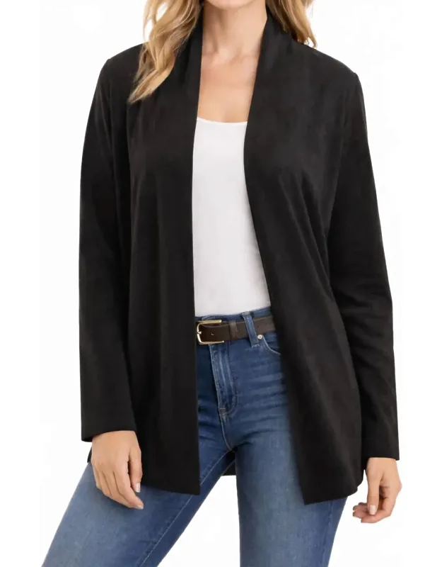 Faux Suede Jacket