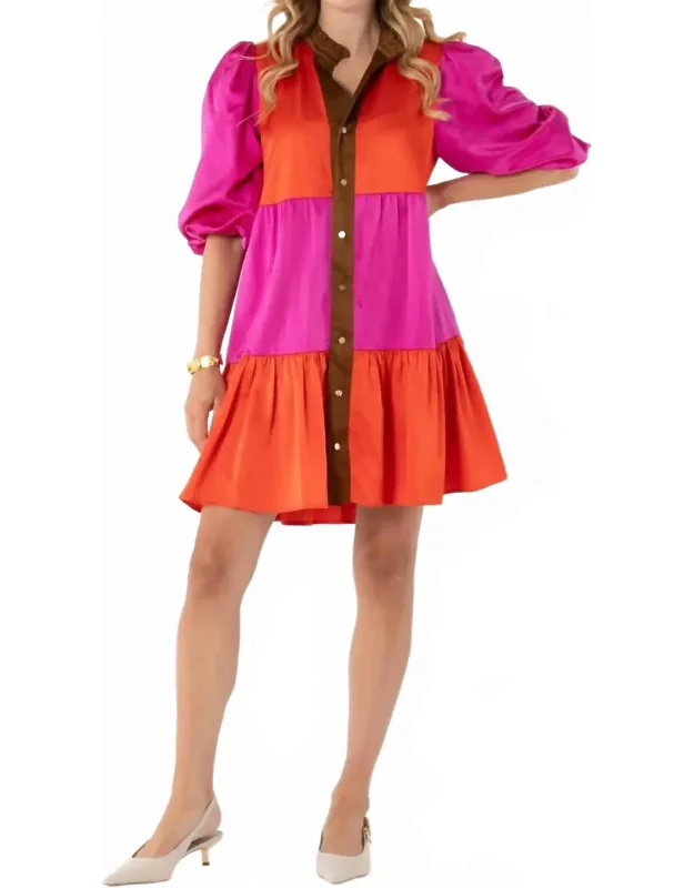 Tiered Mini Dress