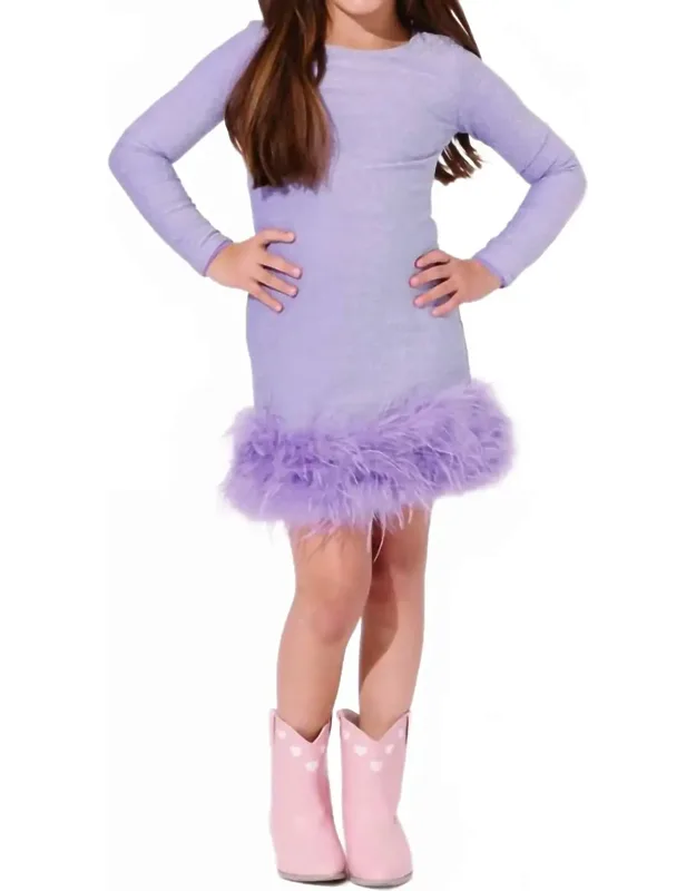 Shimmer Feather Dress