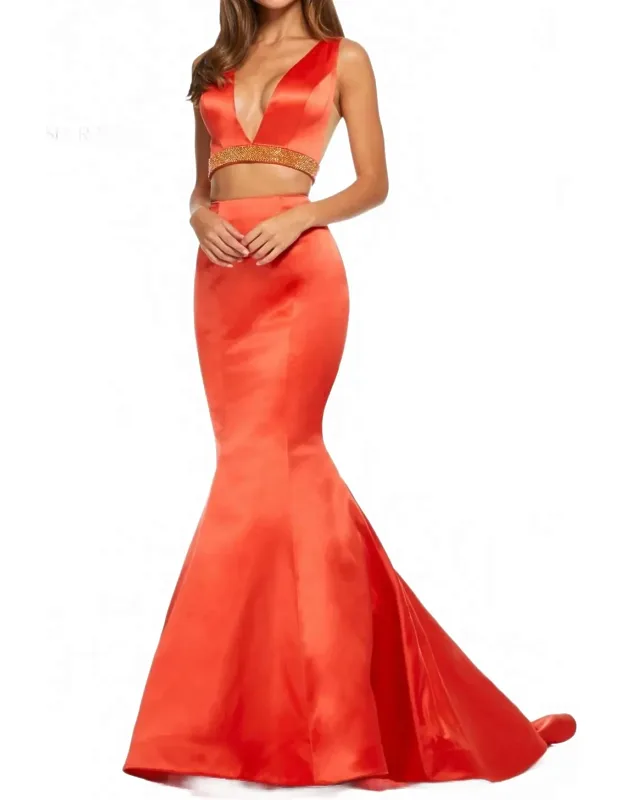 2-piece Mermaid Formal Dress