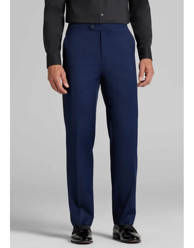 Traveler Coolmotion Tailored Fit Wool Blend Tuxedo Pants