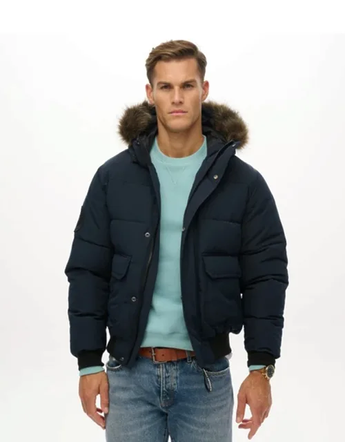 Everest Hooded Puffer Bomber Jacket