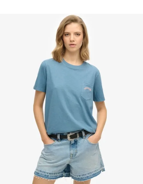 Essential Logo Garment Dye Pocket T-shirt