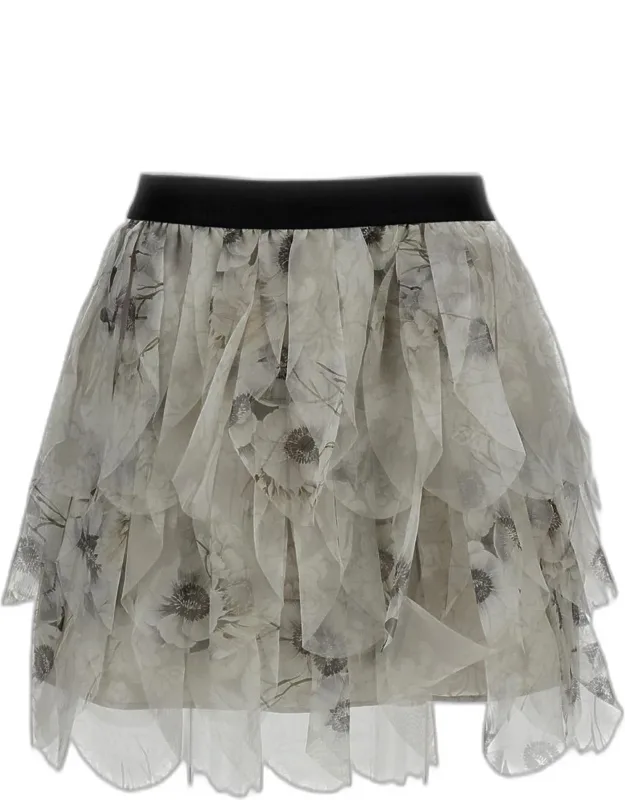 Talc Mini Skirt