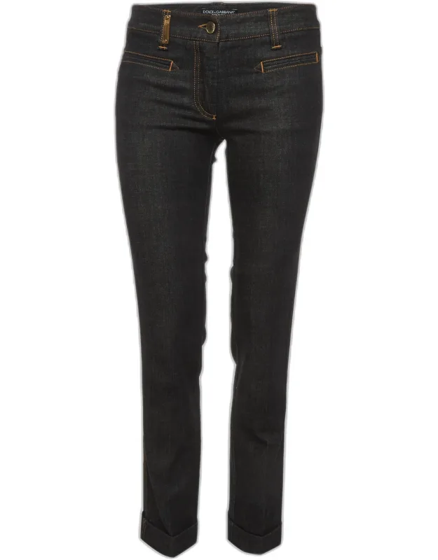 Cropped Denim Jeans
