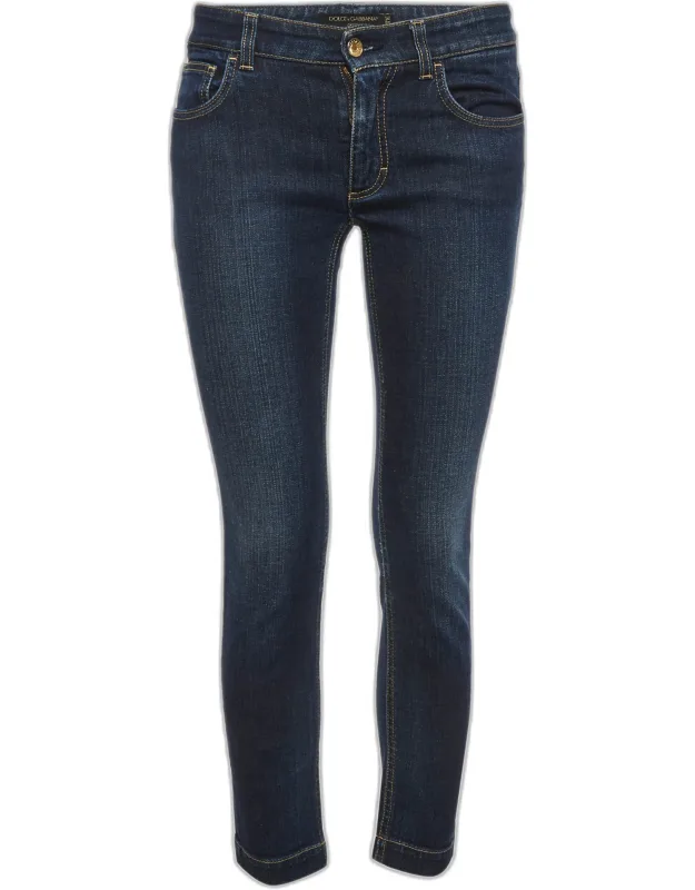 Cropped Denim Jeans