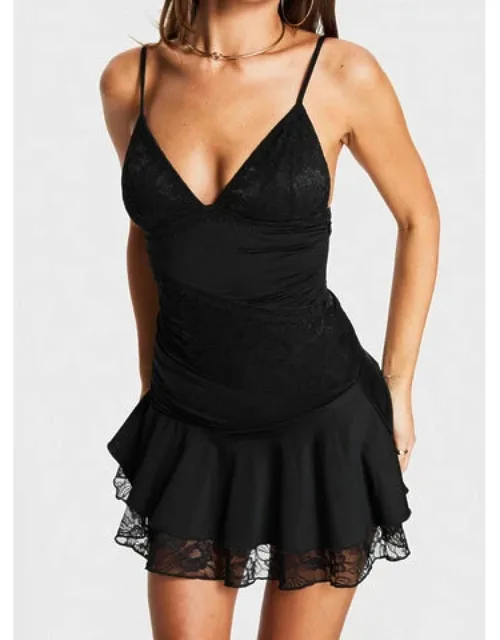 Love Is Alive Lace Mini Dress