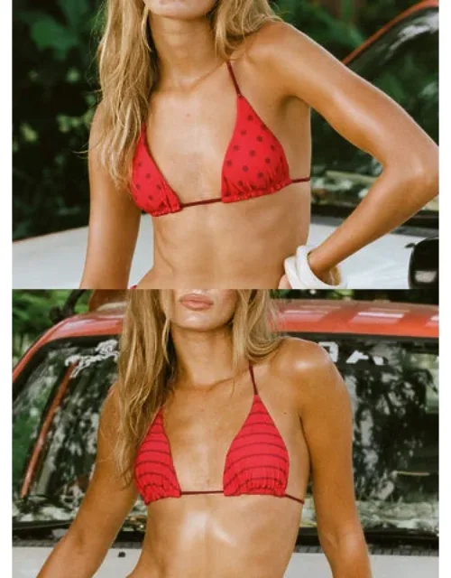 Reversible Triangle Bikini Top