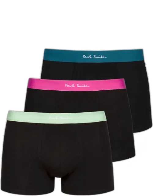 Multicolour Waistband Boxer Briefs Three Pack