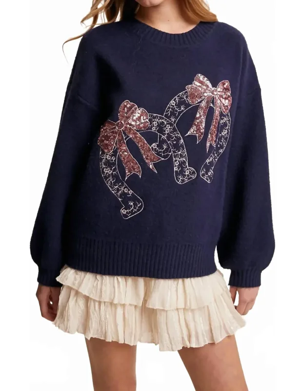 Horseshoes And Sequins Sweater