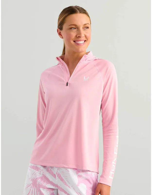 Huk Icon Performance Hoodie - Ultra-soft Fabric, Breathable Wicking Mesh