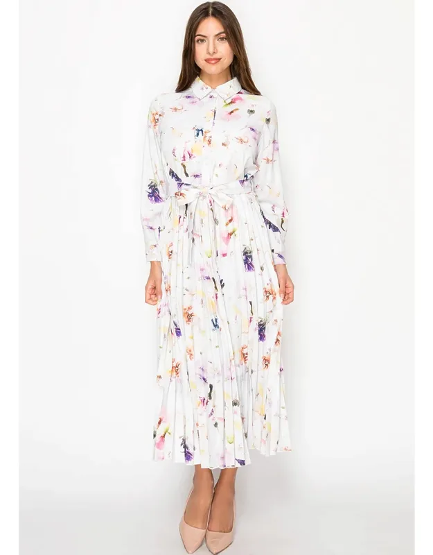 Floral Shirt Dress