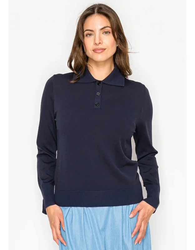 Everyday Polo Sweater
