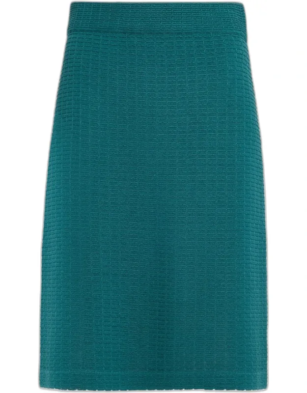 Textured Knit Skirt