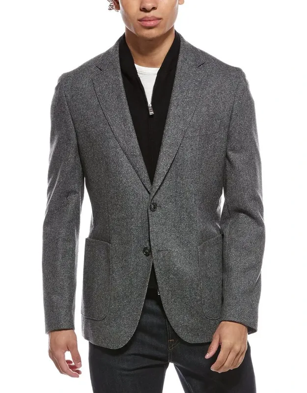 Wool-blend Blazer