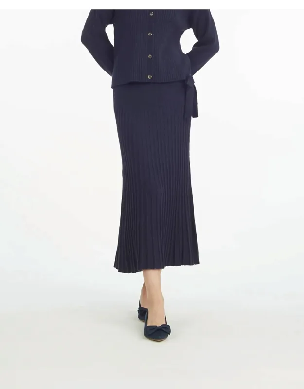 Luxe Pleated Maxi Skirt
