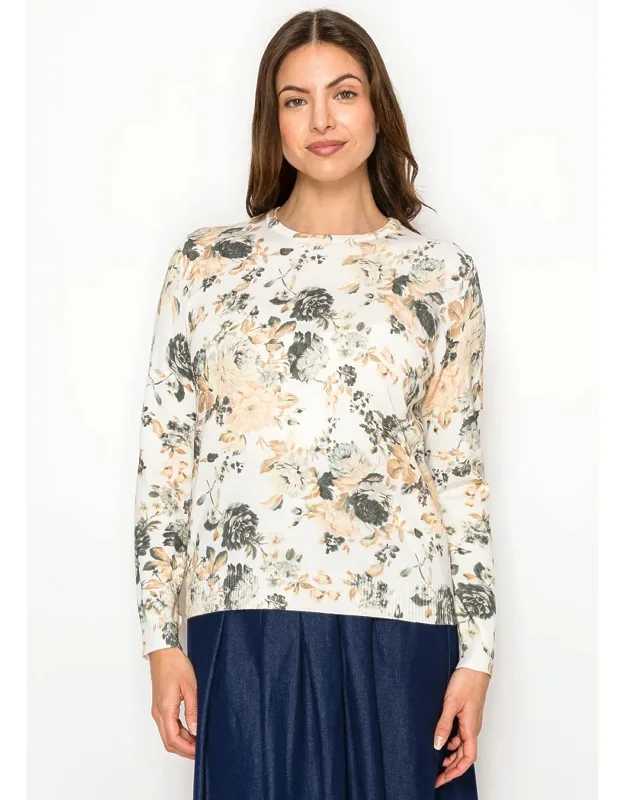 Floral Knit Top