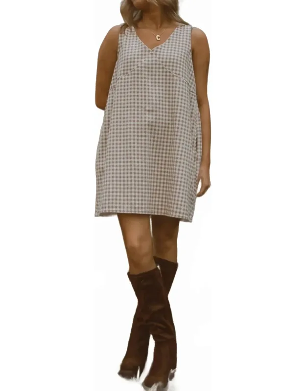 Gingham Mini Dress