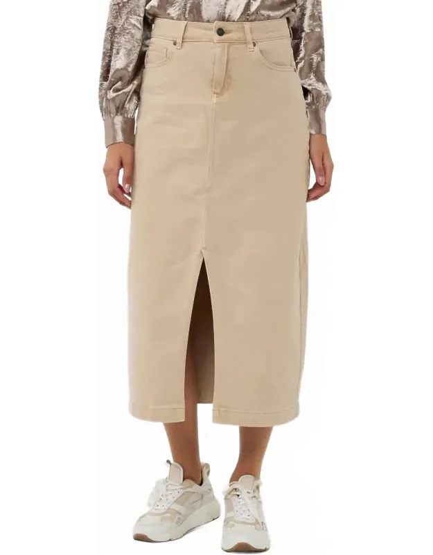 Maxi Jean Skirt