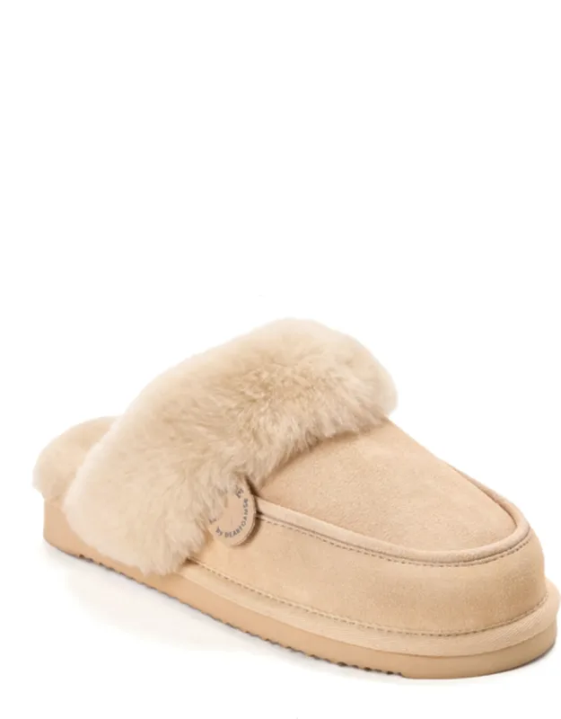 Fireside Melville Genuine Shearling Scuff Slippers