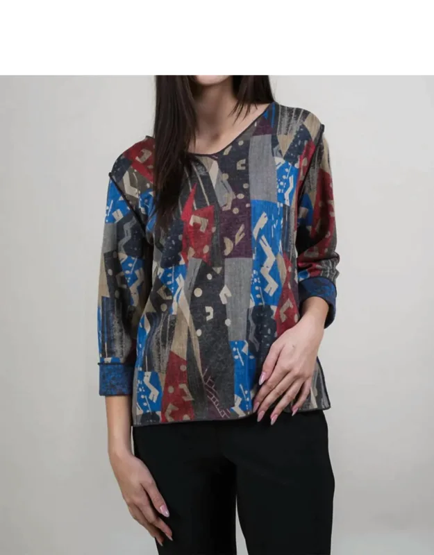 Reversible V Neck Top