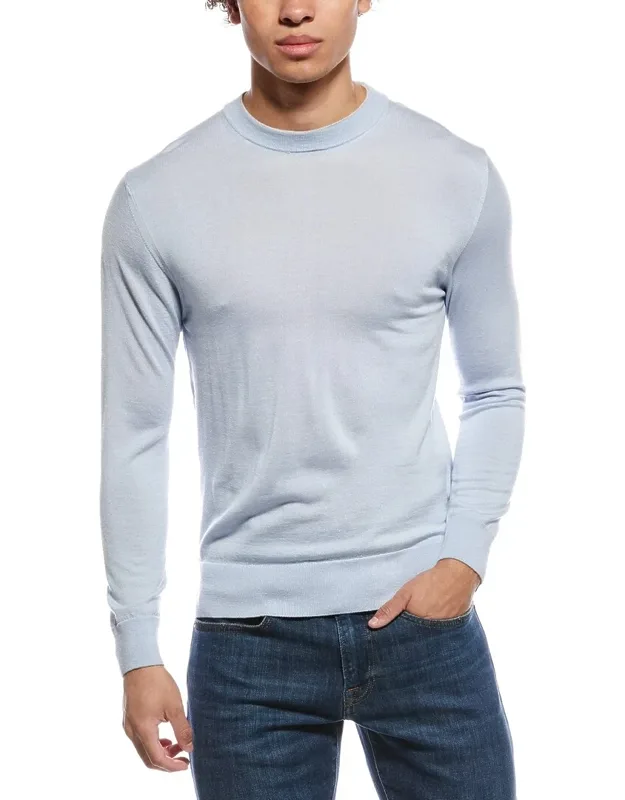 Wool & Silk-blend Crewneck Sweater