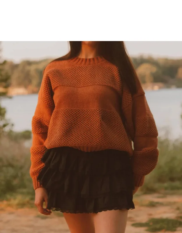 Amber Skies Long Sleeve Sweater