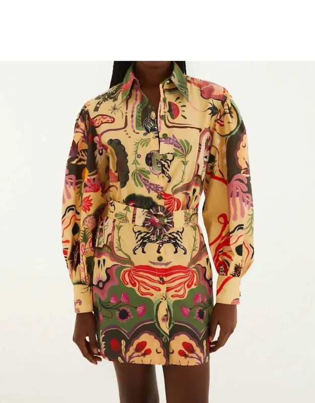 Artsy Surreal Land Mini Dress