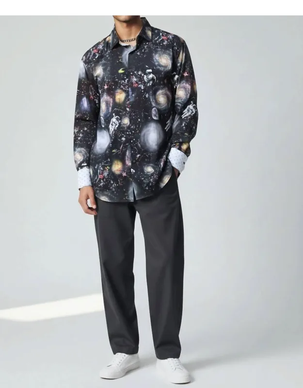 Slim Fit Long Sleeve Dress Shirt