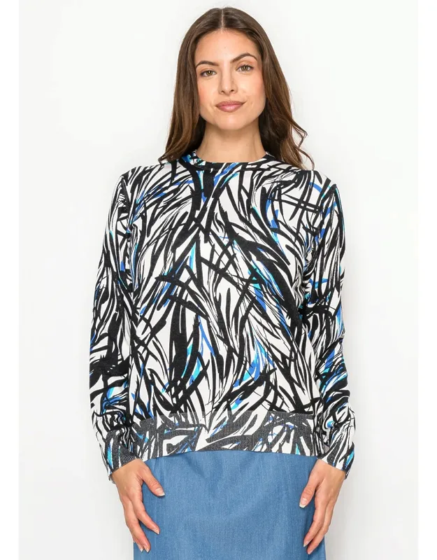 Graphic Print Sweater