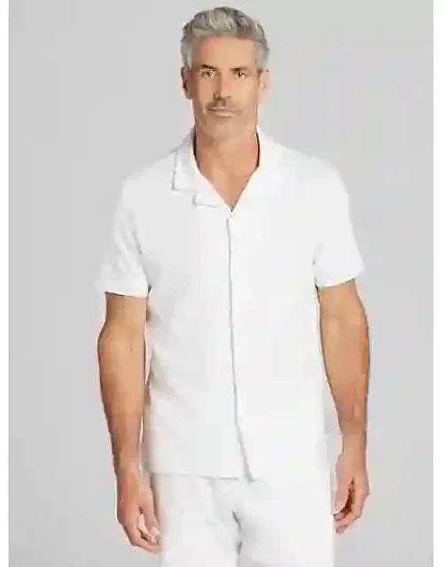 Modern Fit Knit Short Sleeve Camp Shirt