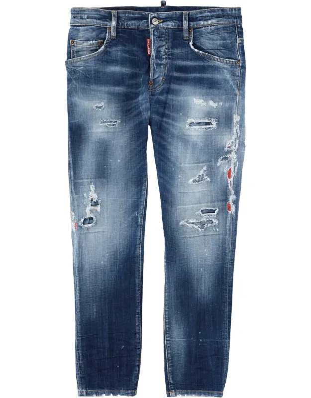 Jeans With Skater Destroy Effect
