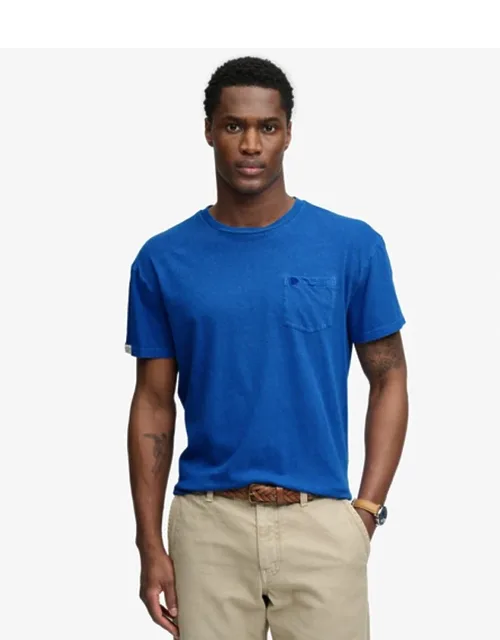 Superdry Classic Cotton Linen Pocket T-shirt - Relaxed Fit, Breathable Fabric