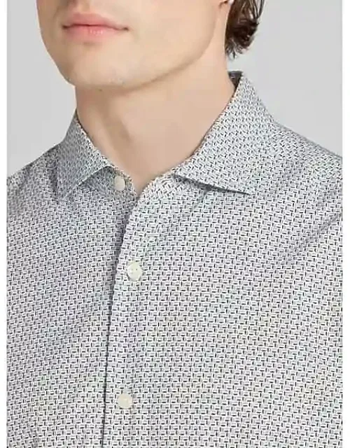 Modern Fit Short Sleeve Button Up Shirt