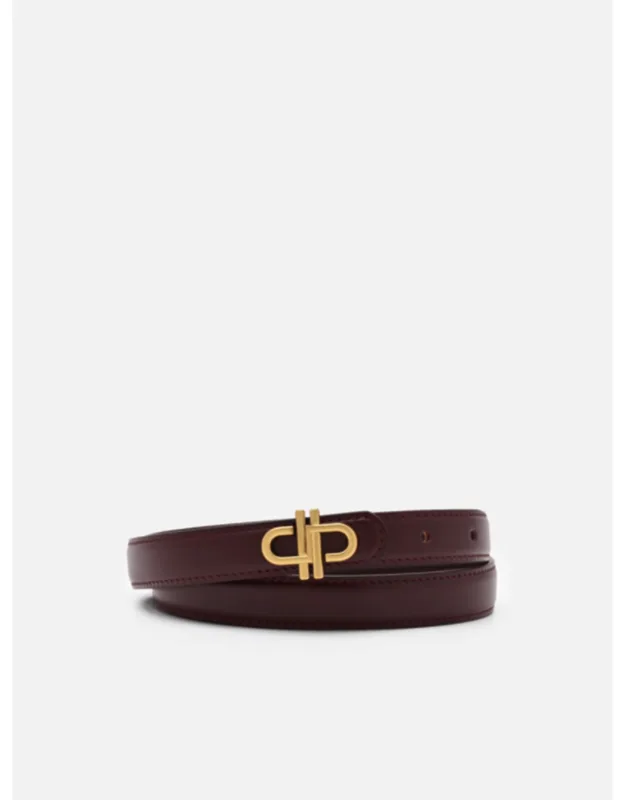 Leather Tang Belt