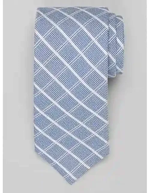 Crossroads Grid Silk-blend Tie