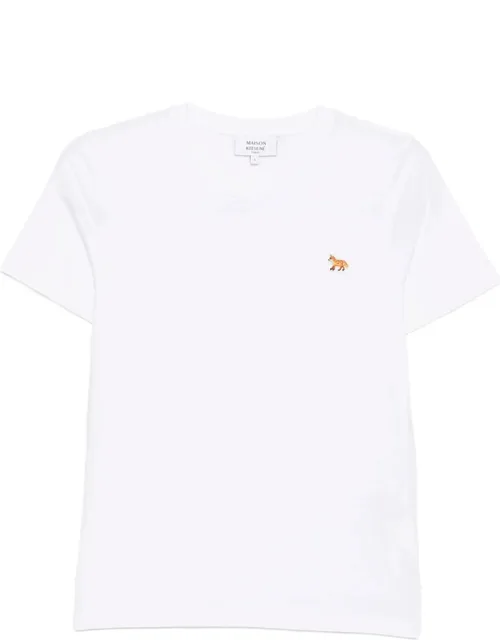 Fox-embroidered T-shirt