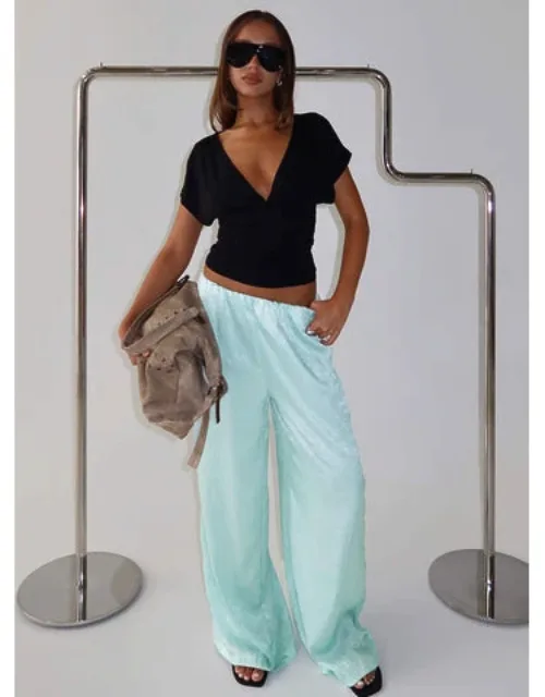 Salona Satin Straight Leg Pants