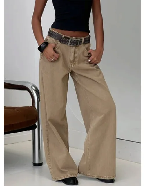 Naylor Mid Rise Wide Leg Jeans