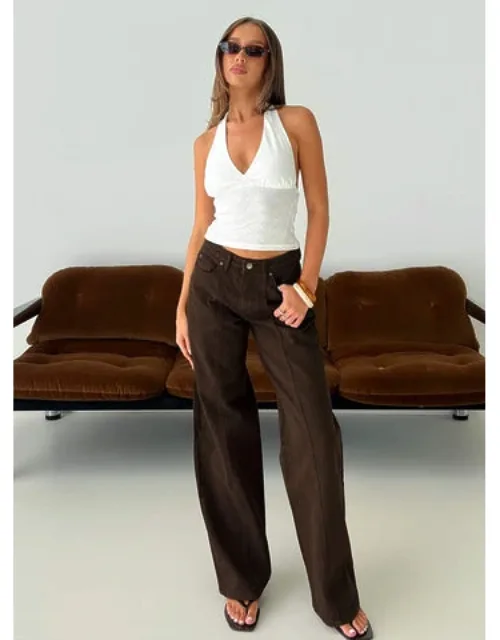 Low Rise Straight Leg Jeans
