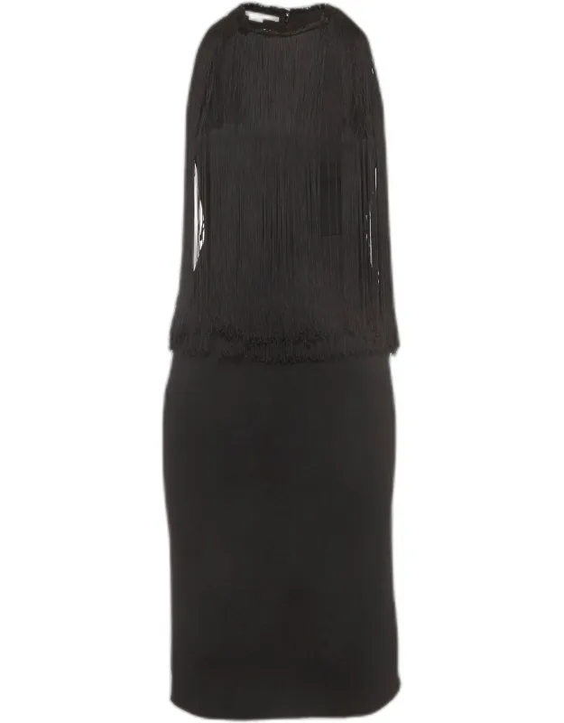 Fringed Midi Dress