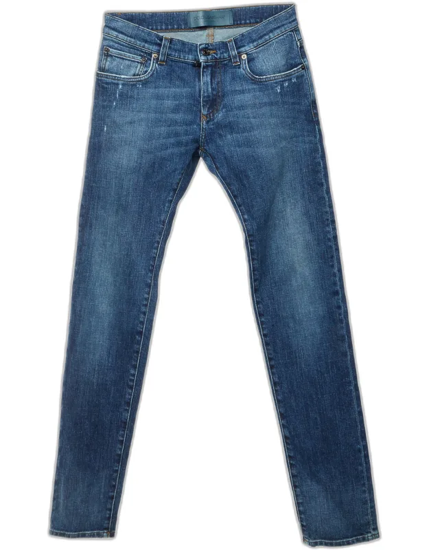 Denim Straight Leg Jeans