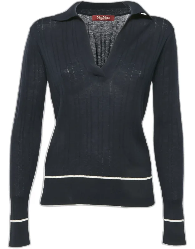 Wool Polo Sweater