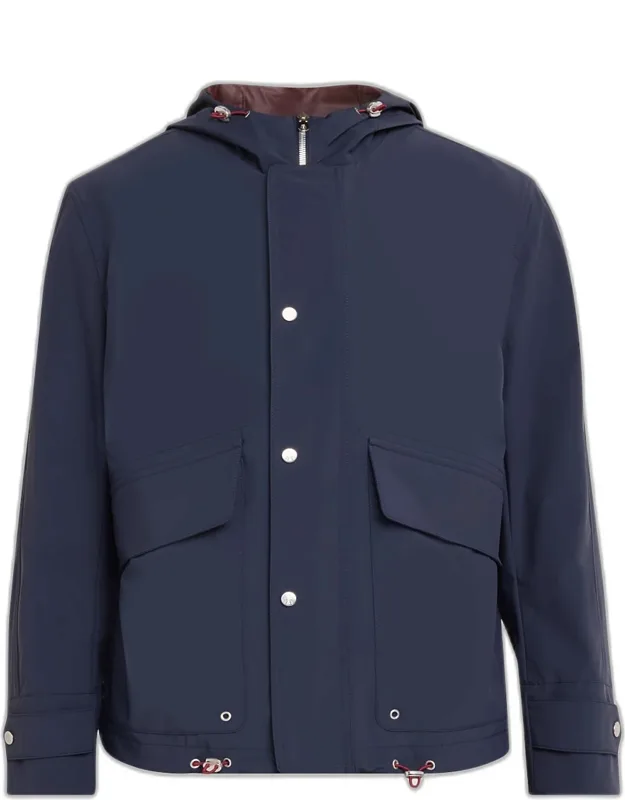 Hooded Water-resistant Jacket