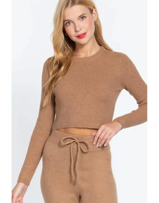 Long Sleeve Crew Neck Sweater